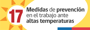 Medidas preventivas para lugares de trabajo ante temperaturas altas