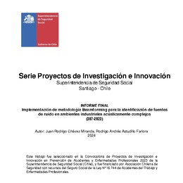 Implementación de metodología Beamforming para la identificación de fuentes de ruido en ambientes industriales acústicamente complejos