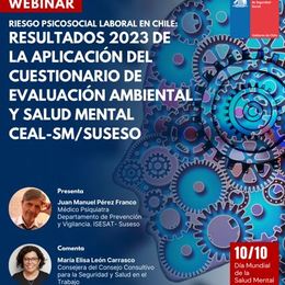 Riesgo psicosocial laboral en Chile: Resultados 2023 de la aplicación del Cuestionario de Evaluación Ambiental y Salud Mental CEAL-SM/SUSESO