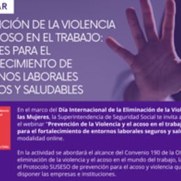 Prevención de la Violencia y el acoso en el trabajo: avances para el fortalecimiento de entornos laborales seguros y saludables