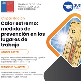 Calor extremo: medidas de prevención en los lugares de trabajo